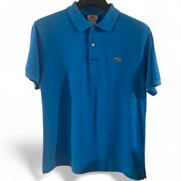 Lacoste Other - Men’s Lacoste Teal Blue Polo Shirt Size 4 (Small)